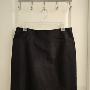 Halogen Black stretchy skirt